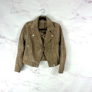BLANKNYC 100% Suede Moto Jacket